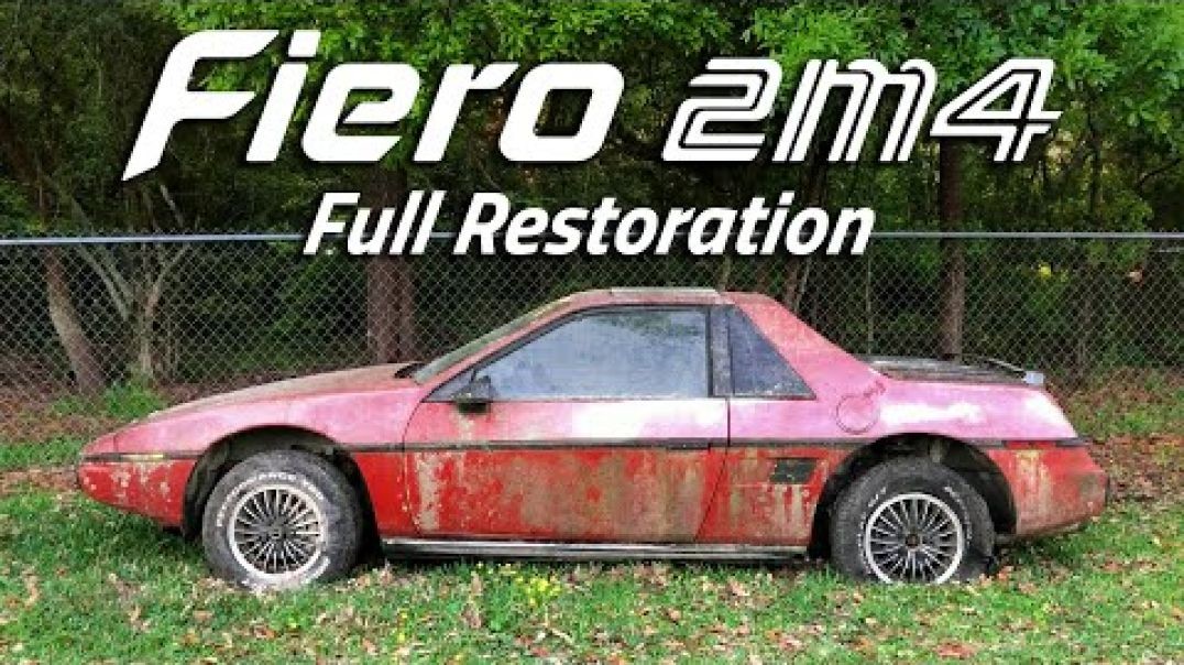 Fiero Restoration  Abandoned for 20 Years