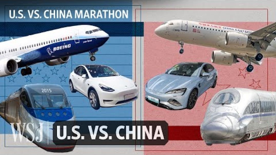 ⁣Usa vs China competition