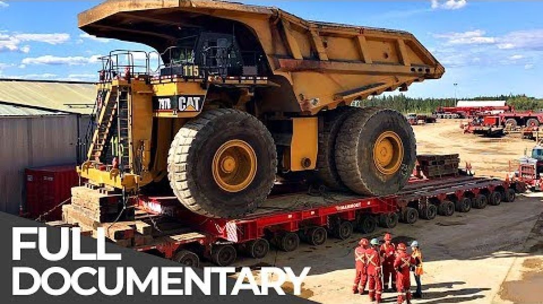 Extremely Heavy Mining Truck Mega Transports