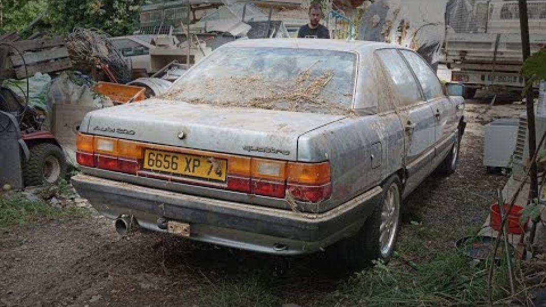 Audi abandonnée pendant 15 ans  40 minutes de restauration