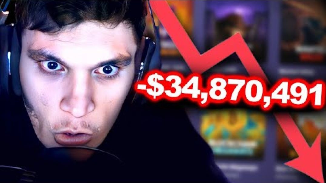 ⁣Gambling Streamer Going Bankrupt For Views