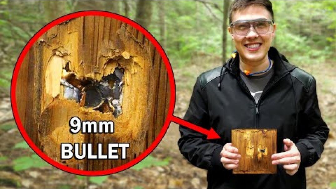 ⁣Making bulletproof wood