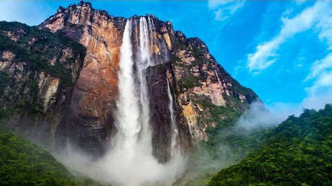 ⁣Worlds highest Waterfall