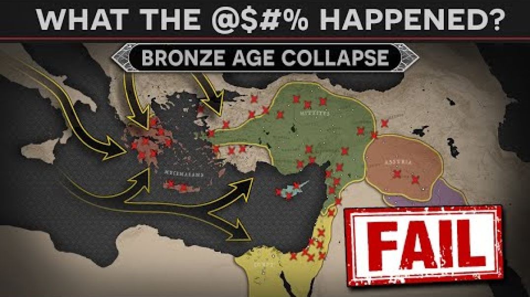 ⁣WTF Happened in the Bronze Age Collapse